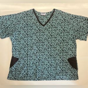 Landau teal blue scrub Size: XL